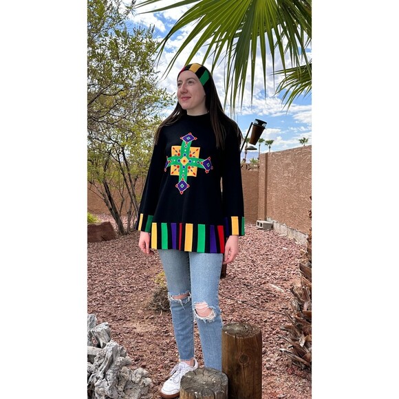 Vtg St John Sportswear Marie Gray Women's Sweater Small With Headband Made USA - Picture 4 of 9